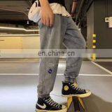 DiZNEW Custom Your Own Logo Slim Fit Elastic Waist Mens Denim Joggers Pants thumbnail-2