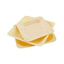 Biodegradable & Compostable Wooden Plates Disposable Bamboo Plates & Bamboo Tableware Elegant Dinnerware for Parties & Upscale Events thumbnail-1