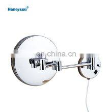Hotel Bathroom Smart Round Wall Magnifying Illuminated Bathroom Mirror thumbnail-4