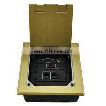 Floor Mount Electrical And Data RJ45 Sockets Outlet Boxes With Power thumbnail-4