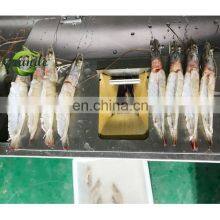 High Efficiency Stainless Steel Automatic Prawn Halves Shrimp Deveiner Back Cutting Machine thumbnail-4