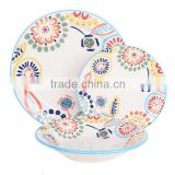 porcelain ware with colored rim and decalgood quality and cheap dinnerwareporcelain sanitary ware