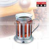 Stainless Steel and Glass Cups Coffee Sets 200ml thumbnail-3