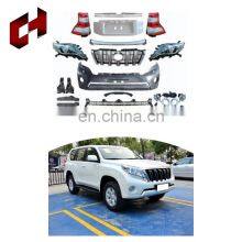 CH Wholesale Auto Parts Front Bumper Engine Cover Hood Spoiler Rear Through Lamp Body Kit For Toyota Prado 2010-13 To 2014 thumbnail-3