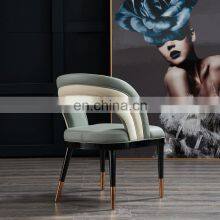 Nordic Leather Solid Wood Modern Dining Chair For Restaurant thumbnail-3