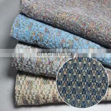 polyester chenille geometric jacquard fabric from stock