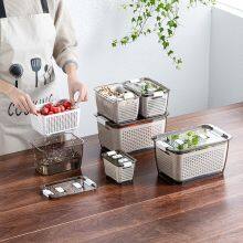 Fresh Vegetable Fruit Storage Containers Produce Saver Fridge Food Storage Containers Keep Vegetables Fresh Stackable thumbnail-2