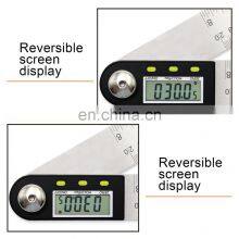 SHAHE 0-300mm Digital Angle Ruler Stainless Steel Electronic Angle Meter Digital Protractor Digital Inclinometer thumbnail-3