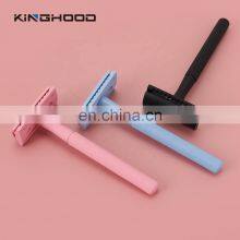 Barber Good Quality Metal Plastic Free New Design Safety Double Edge Shaving Razor thumbnail-5