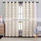 100%Polyester Factory Cheap Jacquard Luxury Curtain Design Living Room Curtains thumbnail-5