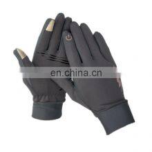 High Quality Wholesale Winter Warm Running Sports Black Touch Screen Cycling Gloves thumbnail-3