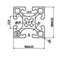 MK-8-4040S 4040 Sandblasting T Slot Linear Rail Aluminium Profile for CNC Router Factory Price thumbnail-2
