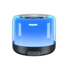 New Dazzling Full Screen Subwoofer RGB Color Speaker Home Surround Transparent Small Bluetooth Speaker thumbnail-3