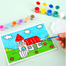 Promotional Acrylic Paint Non Toxic 5ml 6color Acrylic Paint for Canvas and Rocks thumbnail-4