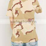 New Style Custom Mens Tricolour Desert Camo T Shirts thumbnail-3