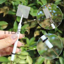 10 Pieces Platinum Coated Titanium Mesh Electrode With 1 Holder for Electrochemical Reaction thumbnail-4