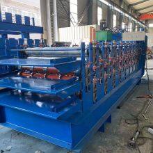 Howann Three Layer Roof Slate Tile Making Machine Corrugated Sheet Roof Roll Forming Machine thumbnail-3