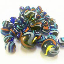 Wholesale Glass Beads Marbles 16mm 25mm Colorful Glass Beads Fishbowl Decorative Beads Craft Ball thumbnail-5