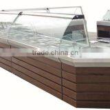 APEX Commercial Supermarket or Store Coffee Color Deli Showcase