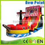New Point PVC trampoline Children Inflatable Dry Slide