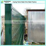 Powder Coated V-folded Garden Wire Mesh Fencing Panels