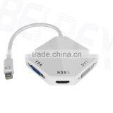 3-in-1 Mini Displayport Adapter DP to VGA DVI for MacBook thumbnail-4