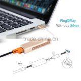 High Quality USB 3.0 Hub Ports With RJ45 Cable Adapter thumbnail-4