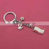 Custom Metal National Flags Keychain for Promotion 2014 Selling National Flag Keychain Bright Zinc Alloy Keychain thumbnail-1