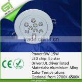 2013 Shenzhen 3*1W LED ceiling light with 2 years warranty