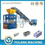 QTF4-24 Construction Plants Manual Rice Husk Block Making Machine