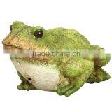 Frog Motion Sensor Statue Weather Resistant Hand-painted Polyresign Sculpture - Garden Decoration thumbnail-1