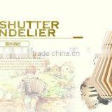 LED Pendant Light JK-8005B-10 Wooden Led Light Single Head Pendant Lamp