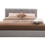 High qualirty hotel furniture modern design make in china leather bed
