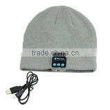 Soft Warm Beanie Hat Wireless Bluetooth Smart Cap BT Headset Headphone Speaker Mic Bluetooth Hat thumbnail-5