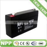 6v1.2ah Rechargeable Hot Sale Battery AGM Battery for Emergency Light thumbnail-2