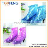 Fashion Waterproof High Heel Shoes Cover Rain Snow Reusable Protective Shoes Covers for Women High Heel thumbnail-2