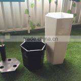 Hexagon Shape Plastic Flower Pots thumbnail-1