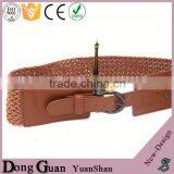 2016 Hot Sale Colored Fashion Canvas Belt Straps Double d Ring Braided Belts Classical thumbnail-3