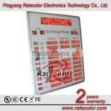 Electronic LED Digital Currency Exchange Rate Board Display