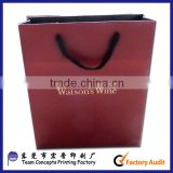 France luxury paper wine bag made in China