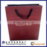 France luxury paper wine bag made in China