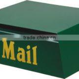 JHC-2109 Gardening Common Design Residential Green Cast Iron Letter Box/Building Mail Box