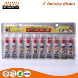 JY Over 10 years Manufacturer Experience 100%Cyanoacrylate quick bond adhesive super glue