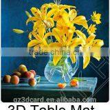 Colorful 3D Lenticular Carton Table Mat 2015 thumbnail-3