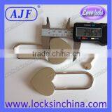 Very Popular Heart Shaped Silver Love Padlock for Valentines Day