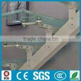 House Steel U Shape Glass Staircase thumbnail-3