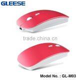 Fashional USB Rechargeable Unique 2.4Gh Wireless Mouse for Apple Notebook thumbnail-2