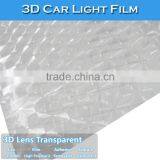 Self Adhesive Tranparent 3D Foil Car Light Sticker Wrap Vinyl thumbnail-3