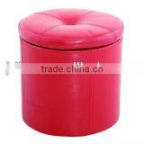 pu Leather Upholstery Wooden Frame Storage Ottoman Lower Price(DO-6101) thumbnail-1