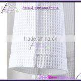 White Shawl-collar Waffle Spa Robe, Waffle Spa Robes in Shawl Collar Style thumbnail-2